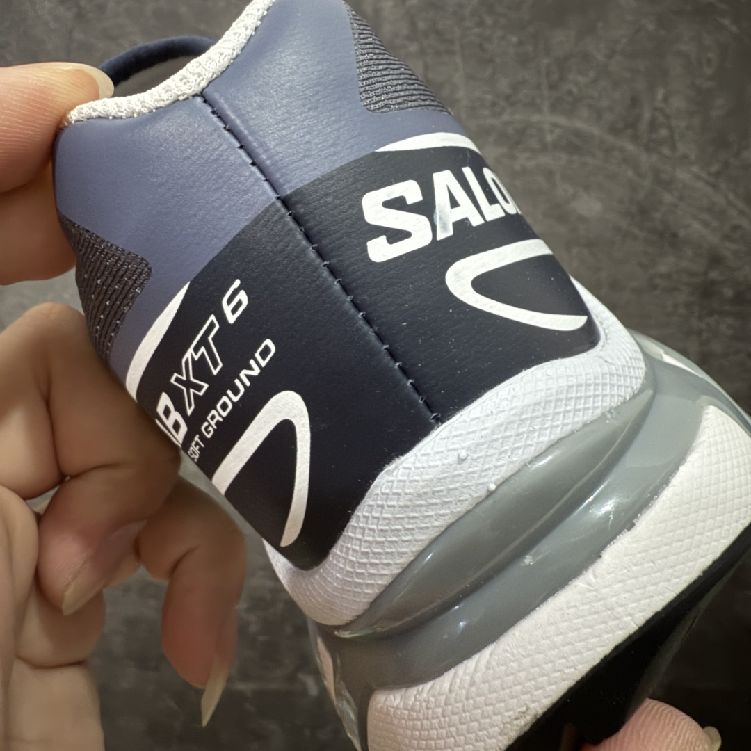 【纯原】Salomon XT-6 黑银灰色 萨洛蒙复古潮流户外机能登山跑鞋 纯原外贸平台特供订单 耗时半