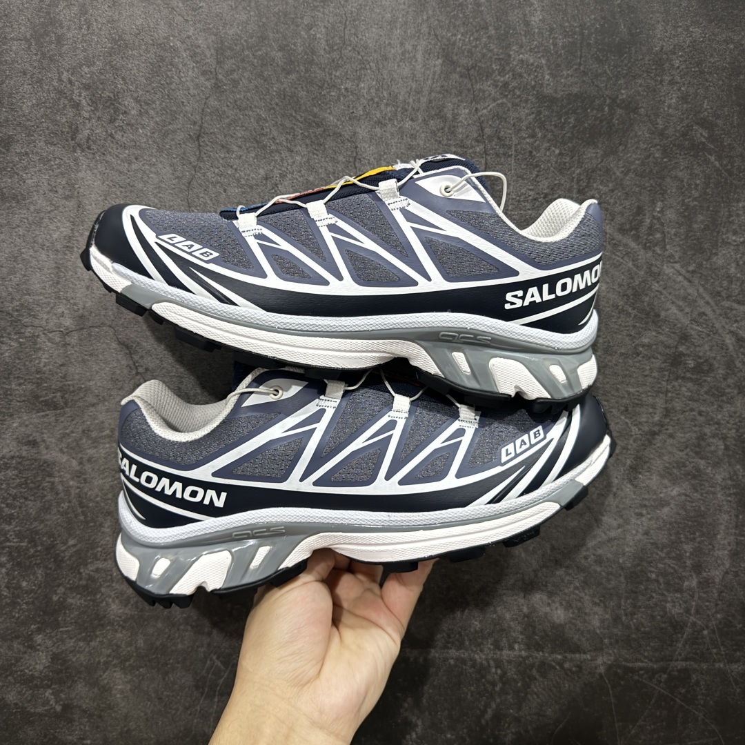 【纯原】Salomon XT-6 黑银灰色 萨洛蒙复古潮流户外机能登山跑鞋 纯原外贸平台特供订单 耗时半