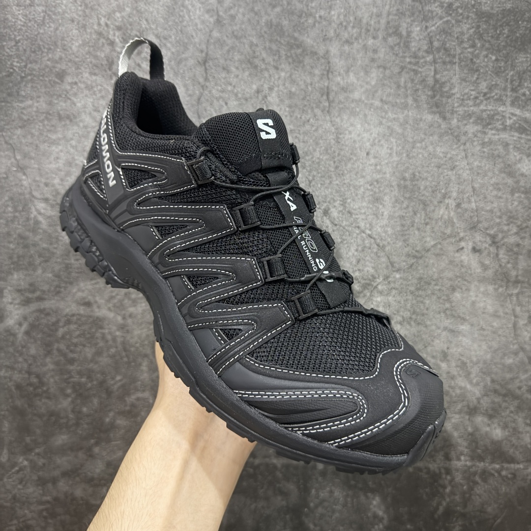 【纯原】SALOMON XA Pro 3D 黑色 萨洛蒙潮流越野机能户外功能鞋 纯原外贸平台特供订单 耗