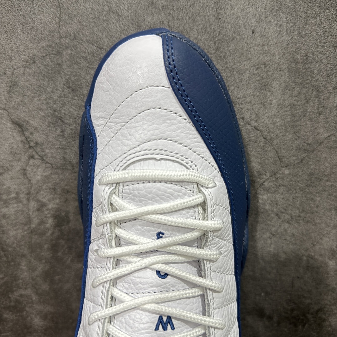 【OG纯原版】Air Jordan AJ12 Retro 潮流 中帮 复古篮球鞋 白蓝 法国蓝 CT80