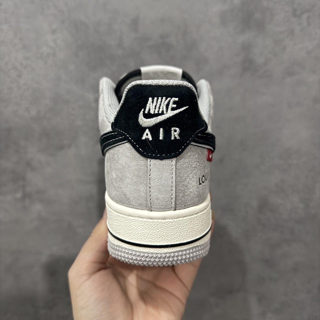 图片[4]-【定制版】Nike Air Force 1\’07 Low LV联名 猪八米灰黑 空军一号低帮休闲板鞋  #原楦头原纸板 原装鞋盒 定制五金配件 内置全掌气垫 原厂鞋底 货号：MZ9588-810  尺码：36 36.5 37.5 38 38.5 39 40 40.5 41 42 42.5 43 44 44.5 45-选品中心