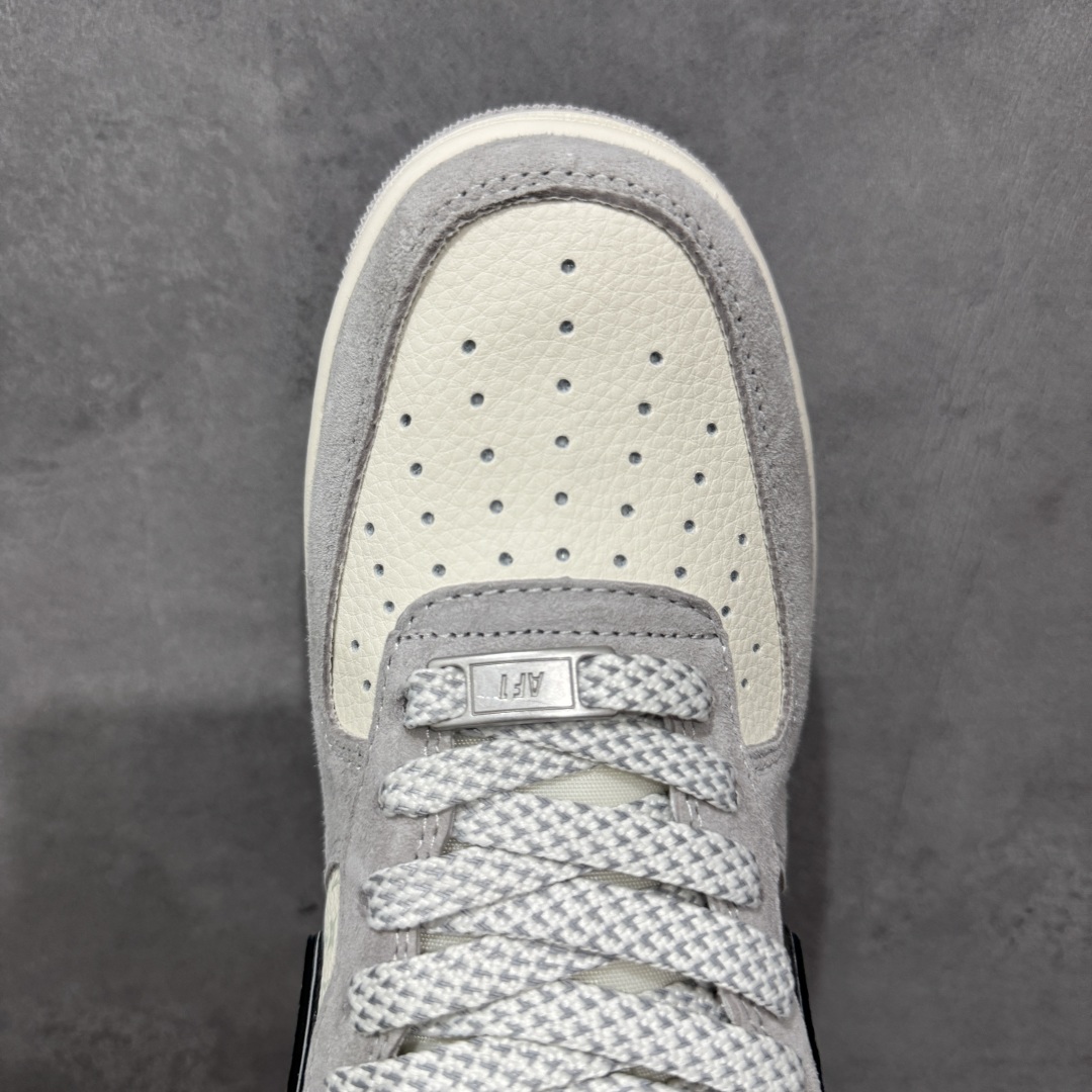 图片[5]-【定制版】Nike Air Force 1\’07 Low LV联名 猪八米灰黑 空军一号低帮休闲板鞋  #原楦头原纸板 原装鞋盒 定制五金配件 内置全掌气垫 原厂鞋底 货号：MZ9588-810  尺码：36 36.5 37.5 38 38.5 39 40 40.5 41 42 42.5 43 44 44.5 45-选品中心
