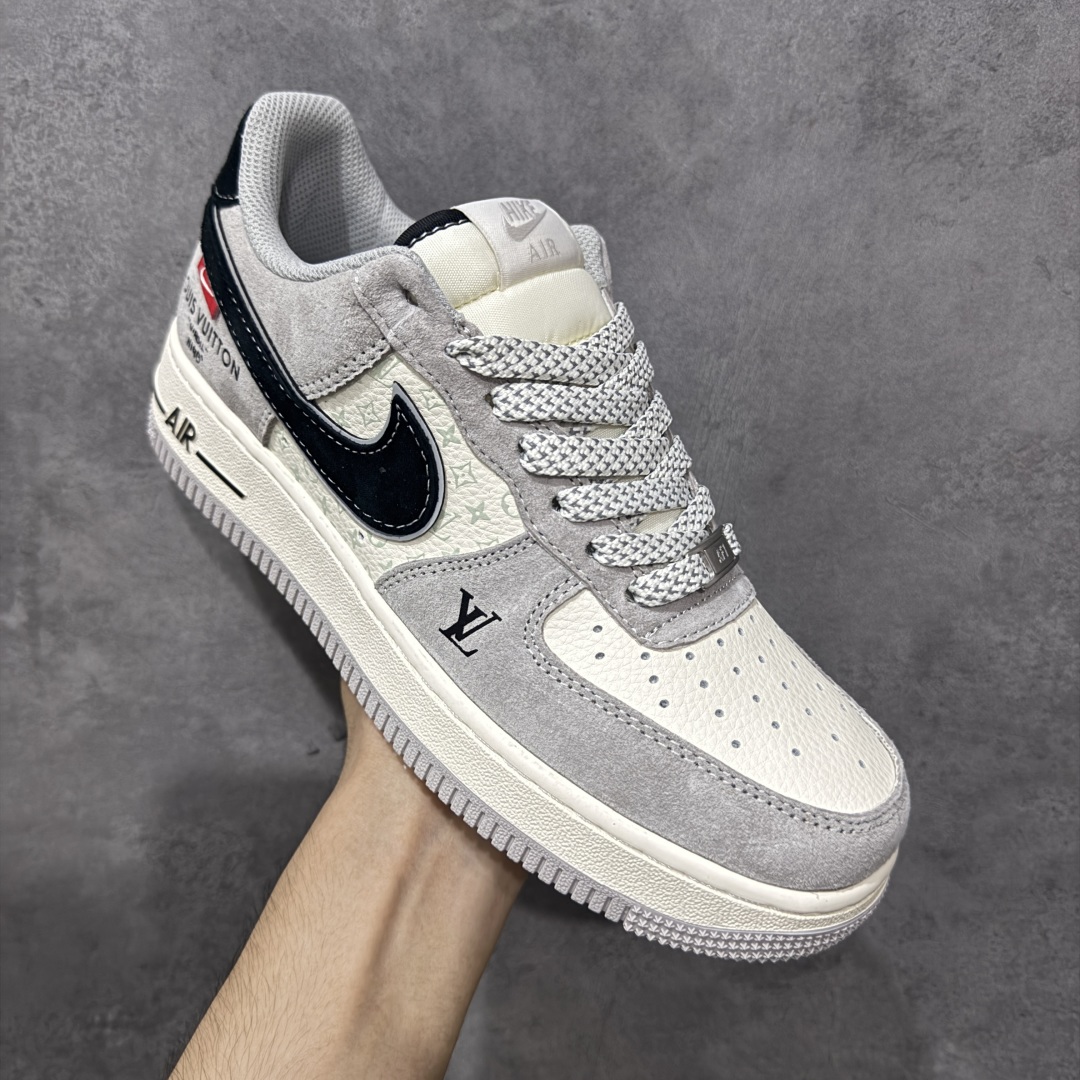 图片[3]-【定制版】Nike Air Force 1\’07 Low LV联名 猪八米灰黑 空军一号低帮休闲板鞋  #原楦头原纸板 原装鞋盒 定制五金配件 内置全掌气垫 原厂鞋底 货号：MZ9588-810  尺码：36 36.5 37.5 38 38.5 39 40 40.5 41 42 42.5 43 44 44.5 45-选品中心