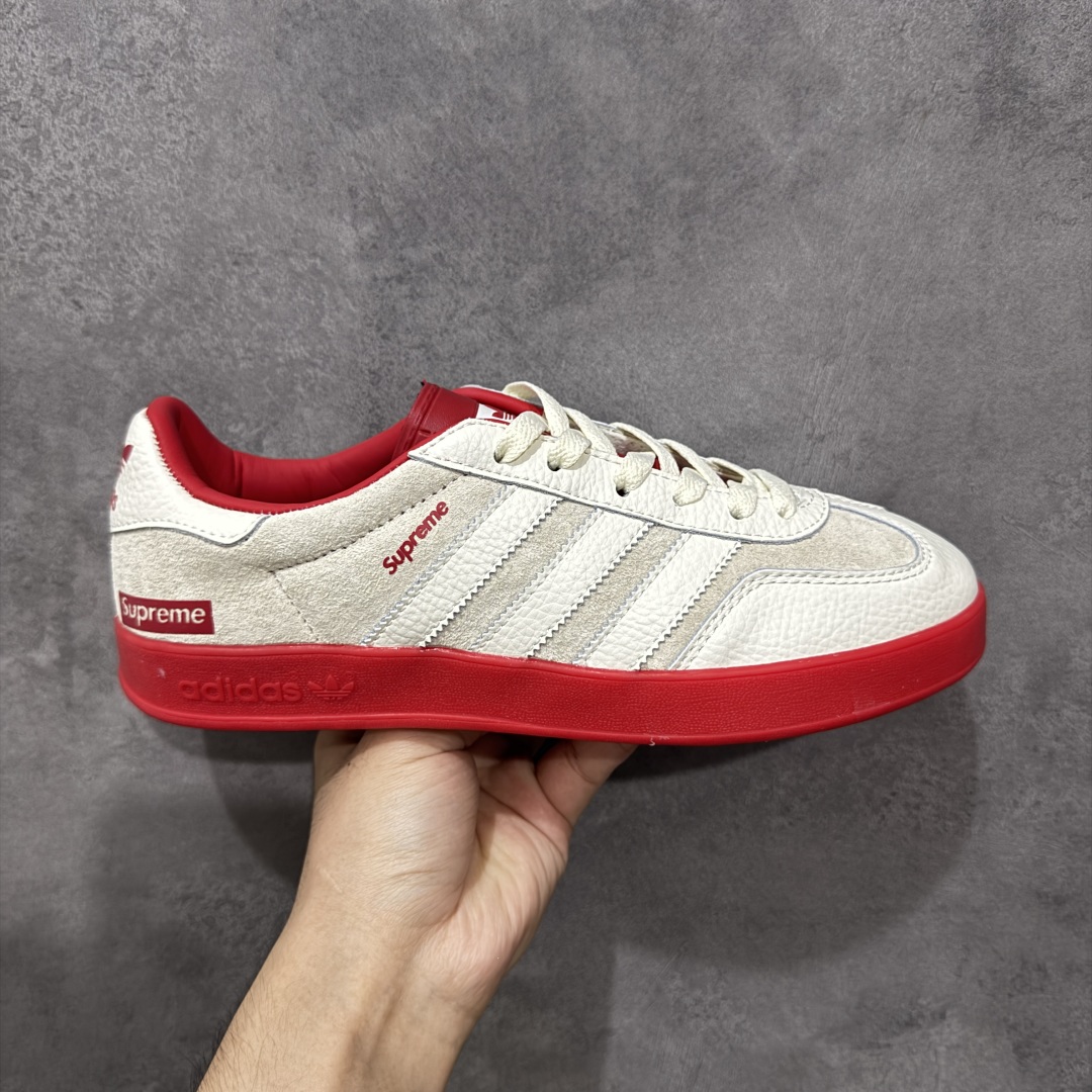 【纯原】AD Originals Gazelle INdoor x superme三叶草休闲防滑耐磨低帮