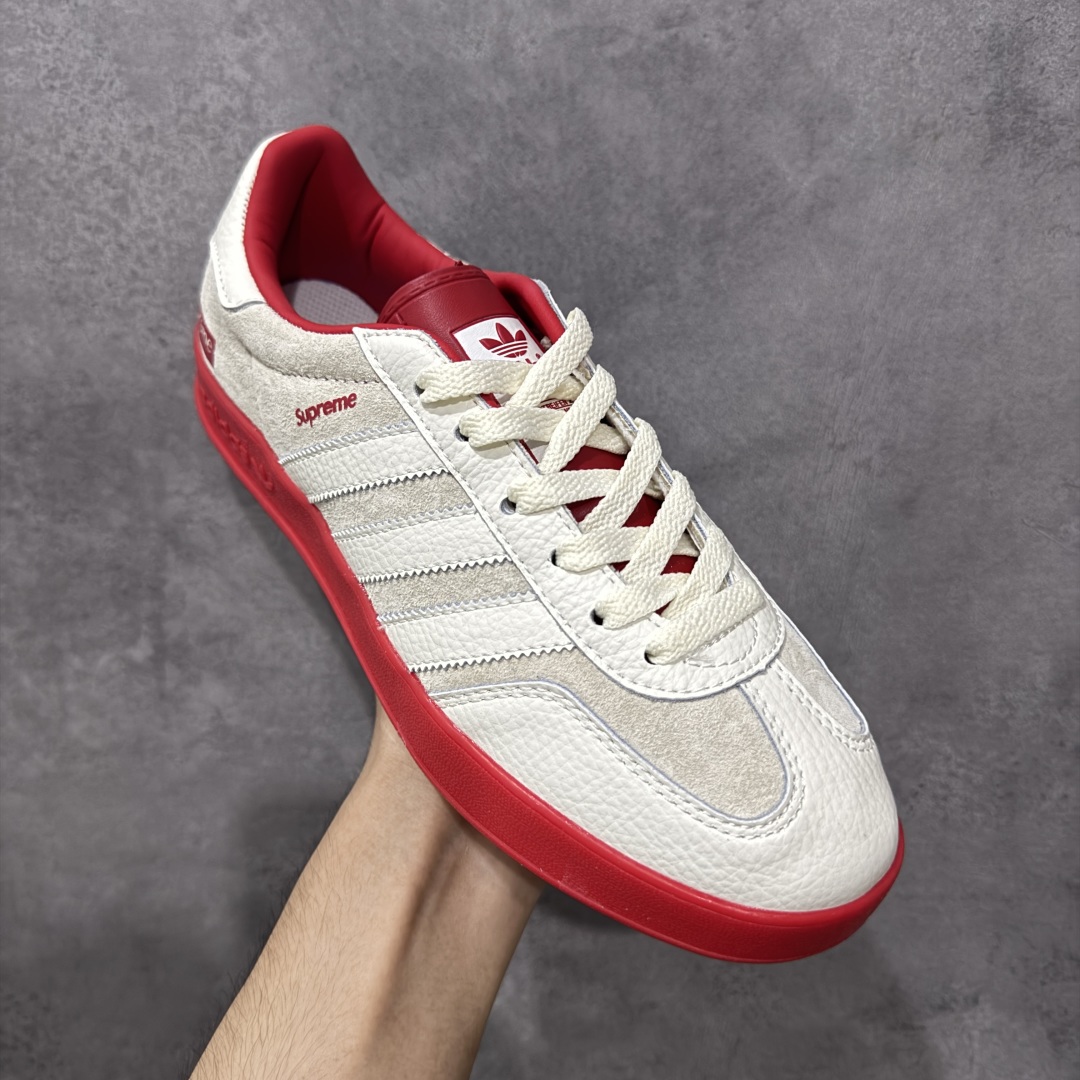 【纯原】AD Originals Gazelle INdoor x superme三叶草休闲防滑耐磨低帮
