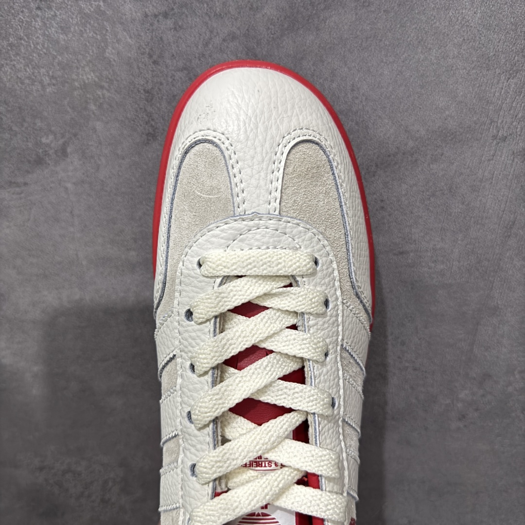 【纯原】AD Originals Gazelle INdoor x superme三叶草休闲防滑耐磨低帮