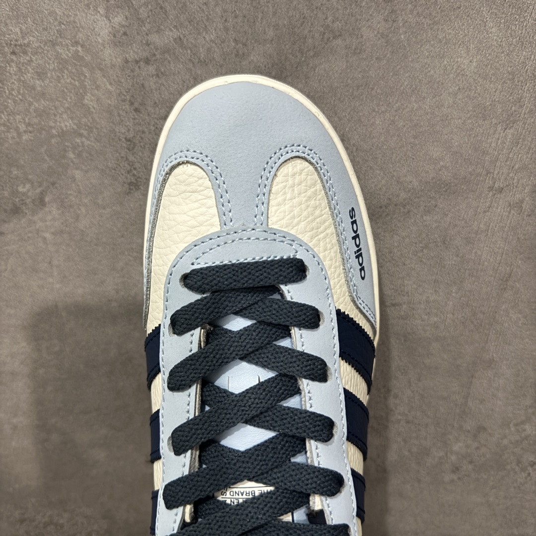 图片[5]-【定制版】AD Gazelle Indoor Trainers 北面联名—奶白浅蓝 原厂定制长毛翻毛皮组合环保纤维革鞋面材质 内置环保海玻璃鞋垫 外置RB橡胶大底 产品品控稳定性领先行业 原厂全套原楦原纸板冲刀磨具开发 原厂皮料加持 原厂港宝加持定型后跟R度完美 将复古进行到底 简约流畅 羚羊内训系列低帮复古百搭休闲运动德训风板鞋 90年代经典的复刻版！ 货号：DD6609 尺码： 36 36.5 37 38 38.5 39 40 40.5 41 42 42.5 43 44 44.5 45-选品中心