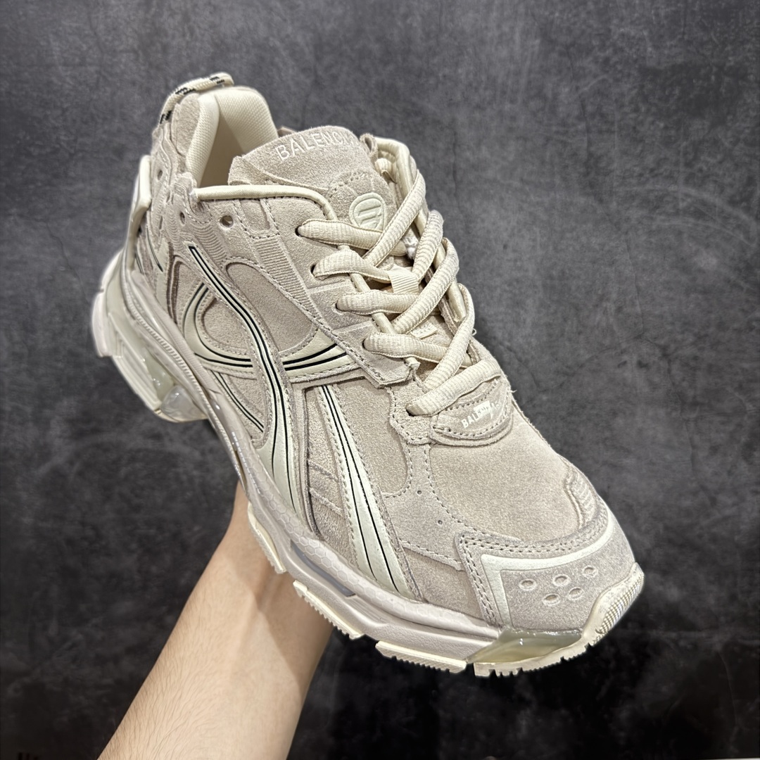 【纯原VG版本】贵配色 Balenciaga Runner 巴黎世家7代 破坏风 手工做旧款复古老爹鞋全