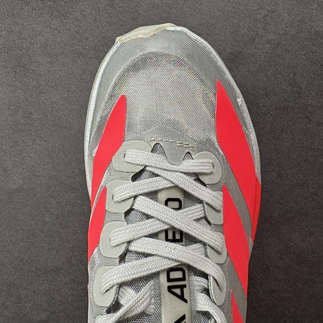 图片[8]-【公司级】Adidas Adizero Adios Pro Evo 2 阿迪超轻透气缓震跑鞋 #以令人难以置信的138克重量，刷新了跑鞋轻量化的记录，阿迪在材料科学和工艺技术上的深厚积累。 #全新鞋款采用Lightweight Upper材料，让穿着者几乎能够体验到一种\”裸足\”的感觉 货号：JR7259 尺码：36 36.5 37 38 38.5 39 40 40.5 41 42 42.5 43 44 44.5 45 46 编码：FSB260270-选品中心