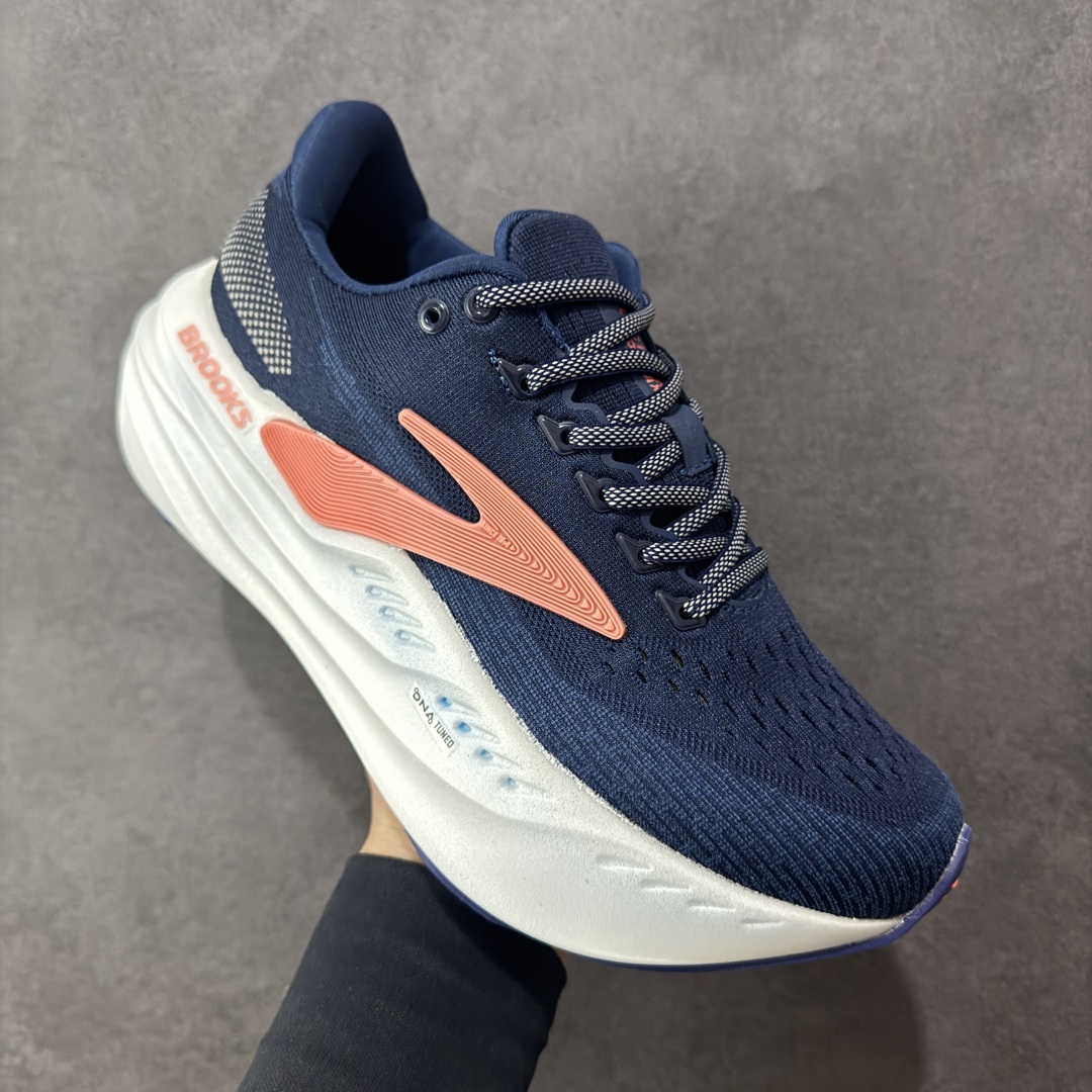 图片[3]-【纯原版】Brooks 布鲁克斯 Glycerin Max超级甘油 超弹轻盈跑步鞋 低帮透气缓震支撑休闲运动慢跑鞋 采用改进工程空气网眼组合热熔工艺 鞋面材质搭载DNA LOFT V2密度泡棉缓震系统 中底外置防滑耐磨橡胶底片 尺码：36-46半-选品中心