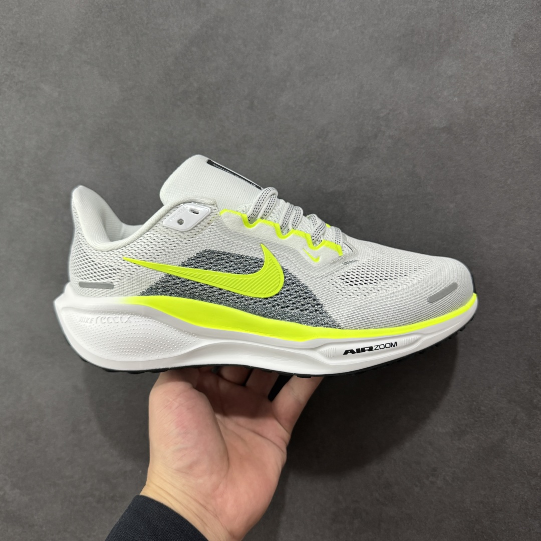 【纯原】NIKE AIR ZOOM PEGASUS 41 网面透气跑步鞋 兼顾迅疾外观和稳固脚感 后跟覆