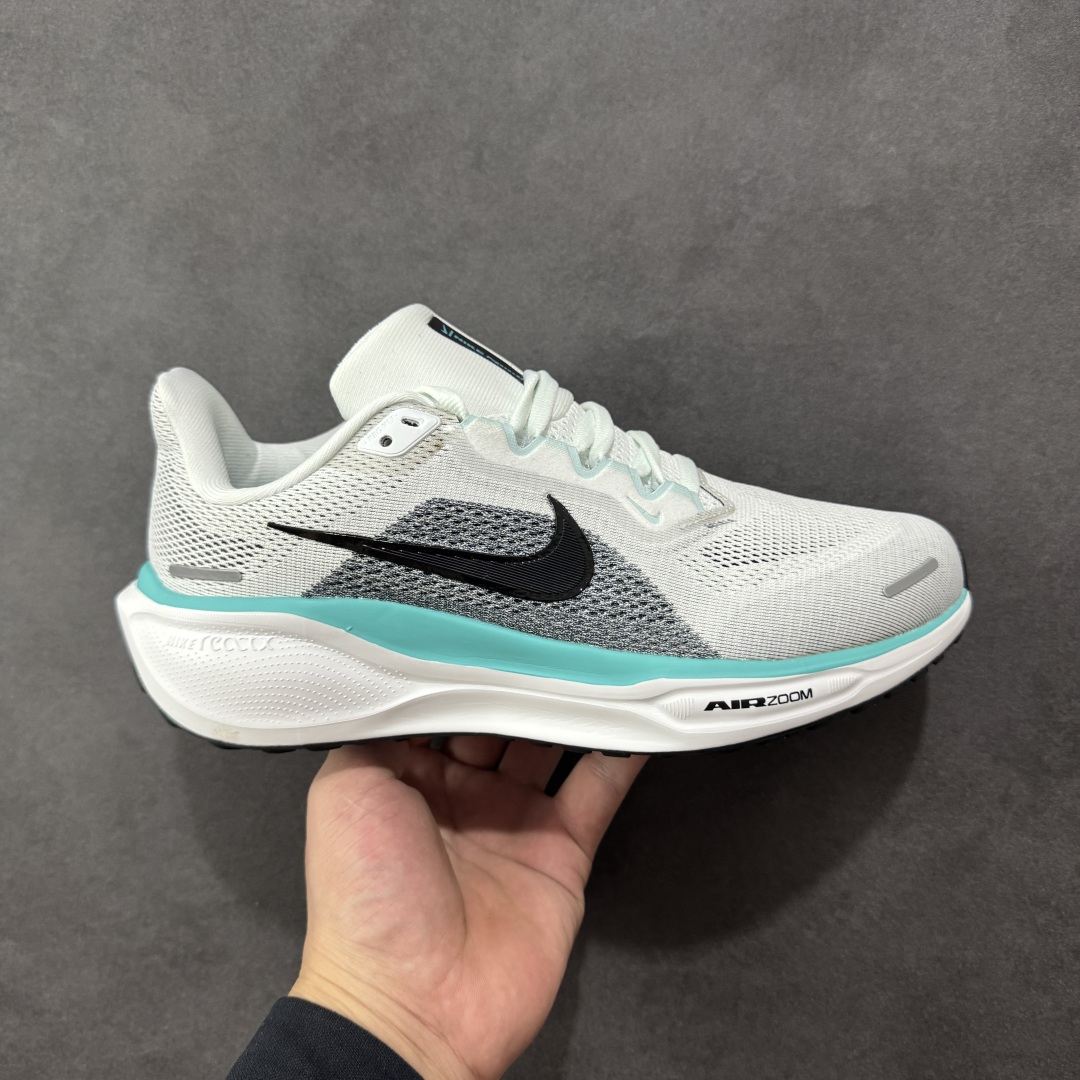 【纯原】NIKE AIR ZOOM PEGASUS 41 网面透气跑步鞋 兼顾迅疾外观和稳固脚感 后跟覆