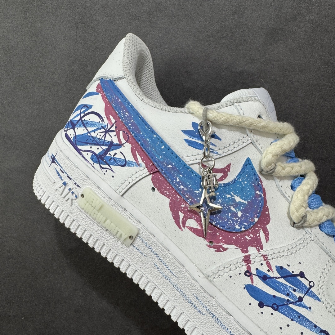 图片[6]-【定制版】Nike Air Force 1 Low 07 新奇点十二星座系列 天秤座 原楦头原纸板 打造纯正低帮空军版型 专注外贸渠道 全掌内置蜂窝气垫 原盒配件 原厂中底钢印、拉帮完美 货号：星座9231023 尺码：36 36.5 37.5 38 38.5 39 40 40.5 41 42 42.5 43 44 44.5 45-选品中心