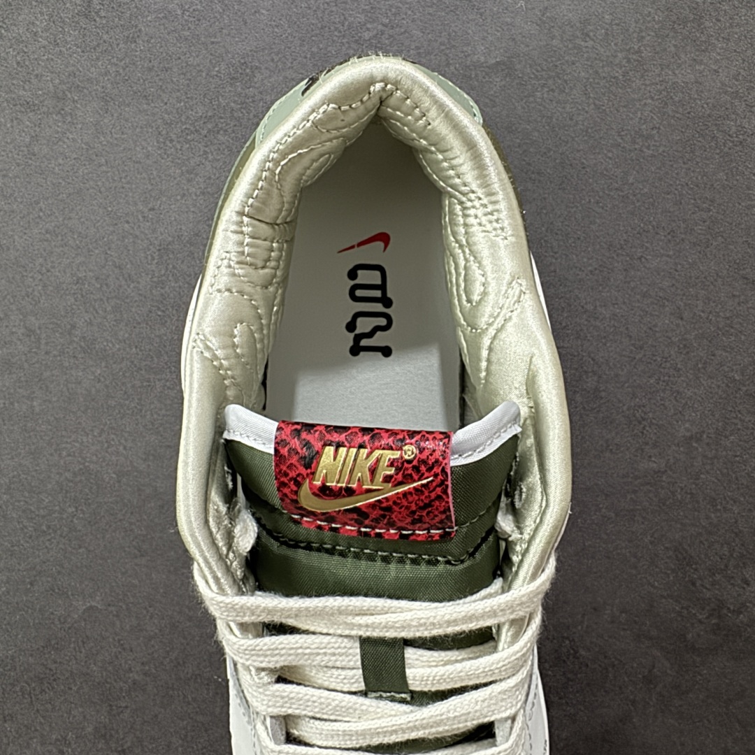 图片[7]-【YC纯原】Nike Dunk LOW CNY“Year Of The Snake”白绿色 此款以简约大方的造型设计，给人以随性休闲的时尚格调，穿着舒适轻便，运动灵活自如，满足日常个性穿搭。 货号： HV5980-231 尺码： 40 40.5 41 42 42.5 43 44 44.5 45 46 编码：HXSB250260-选品中心