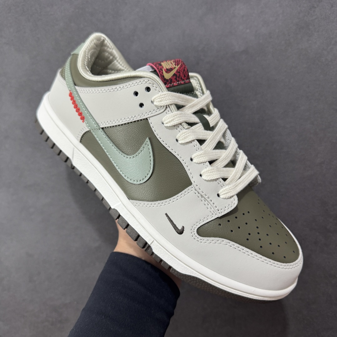 图片[3]-【YC纯原】Nike Dunk LOW CNY“Year Of The Snake”白绿色 此款以简约大方的造型设计，给人以随性休闲的时尚格调，穿着舒适轻便，运动灵活自如，满足日常个性穿搭。 货号： HV5980-231 尺码： 40 40.5 41 42 42.5 43 44 44.5 45 46 编码：HXSB250260-选品中心