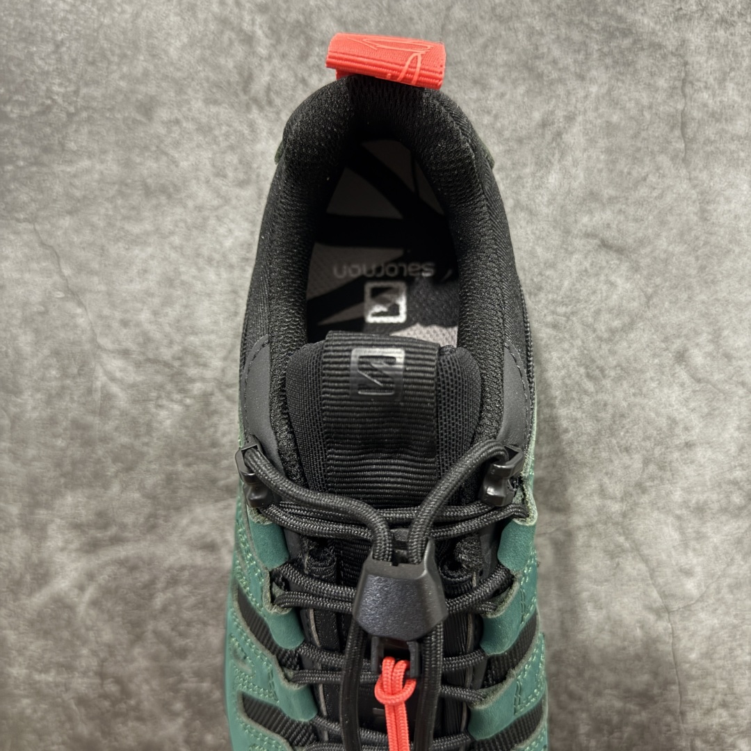 SALOMON萨洛蒙 QUEST 2 x GR10K 舒适百搭耐磨 低帮跑步鞋 男女同款 黑绿色东莞高端