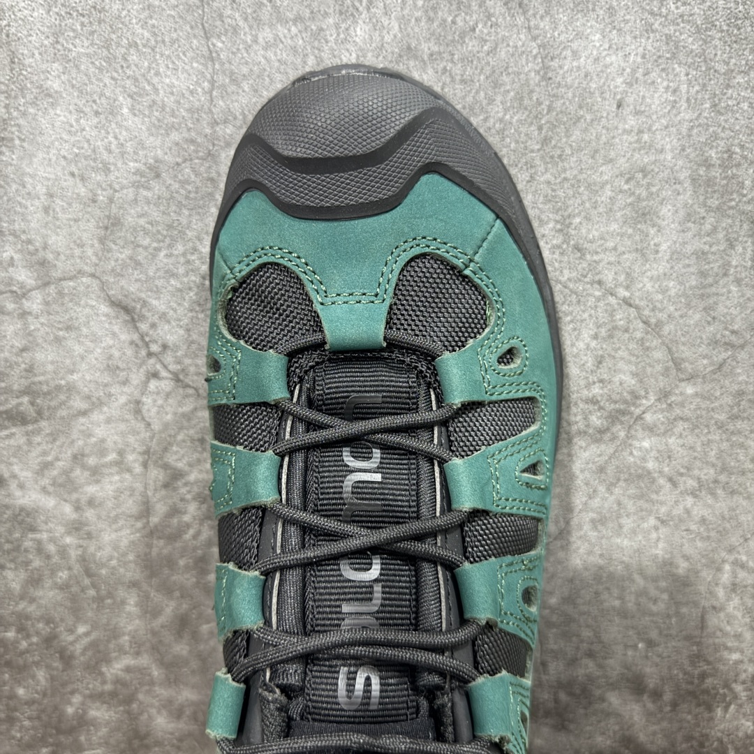SALOMON萨洛蒙 QUEST 2 x GR10K 舒适百搭耐磨 低帮跑步鞋 男女同款 黑绿色东莞高端