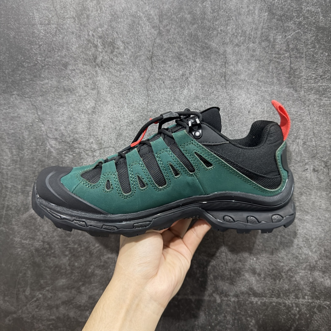 SALOMON萨洛蒙 QUEST 2 x GR10K 舒适百搭耐磨 低帮跑步鞋 男女同款 黑绿色东莞高端