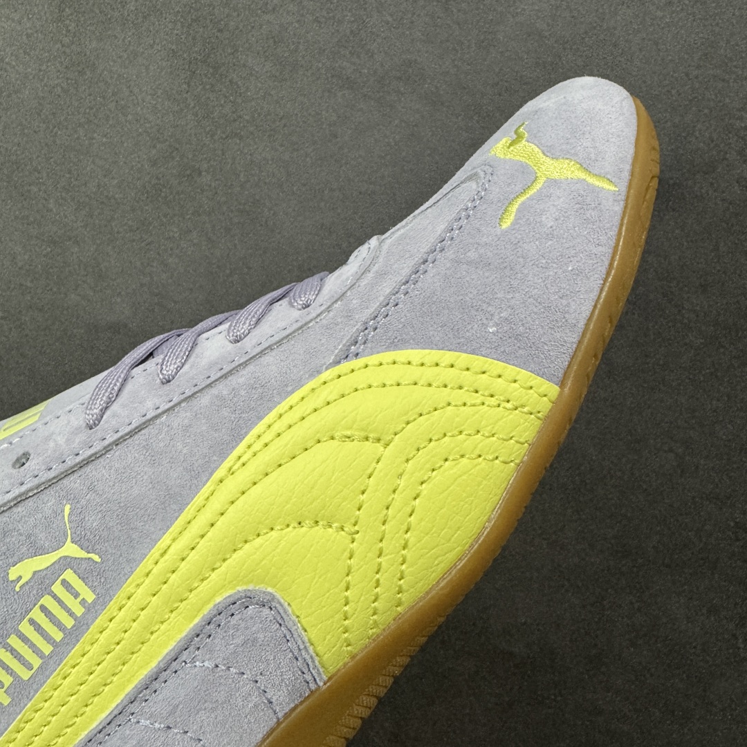 【纯原】Puma Speedcat OG 防滑耐磨低帮德训赛车板鞋孔眼底座和脚趾凸起由绒面革材料制成 支