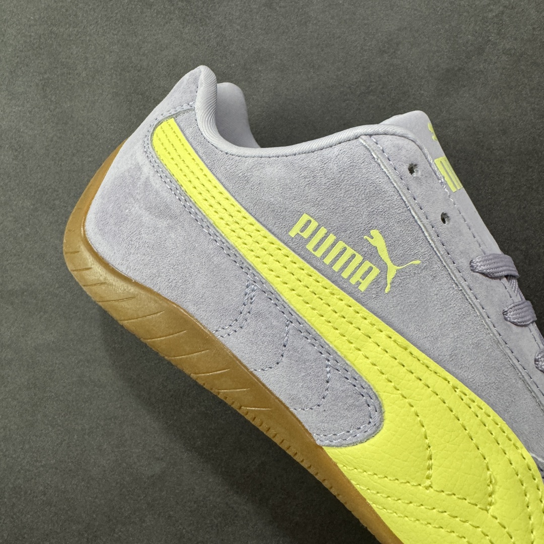 【纯原】Puma Speedcat OG 防滑耐磨低帮德训赛车板鞋孔眼底座和脚趾凸起由绒面革材料制成 支