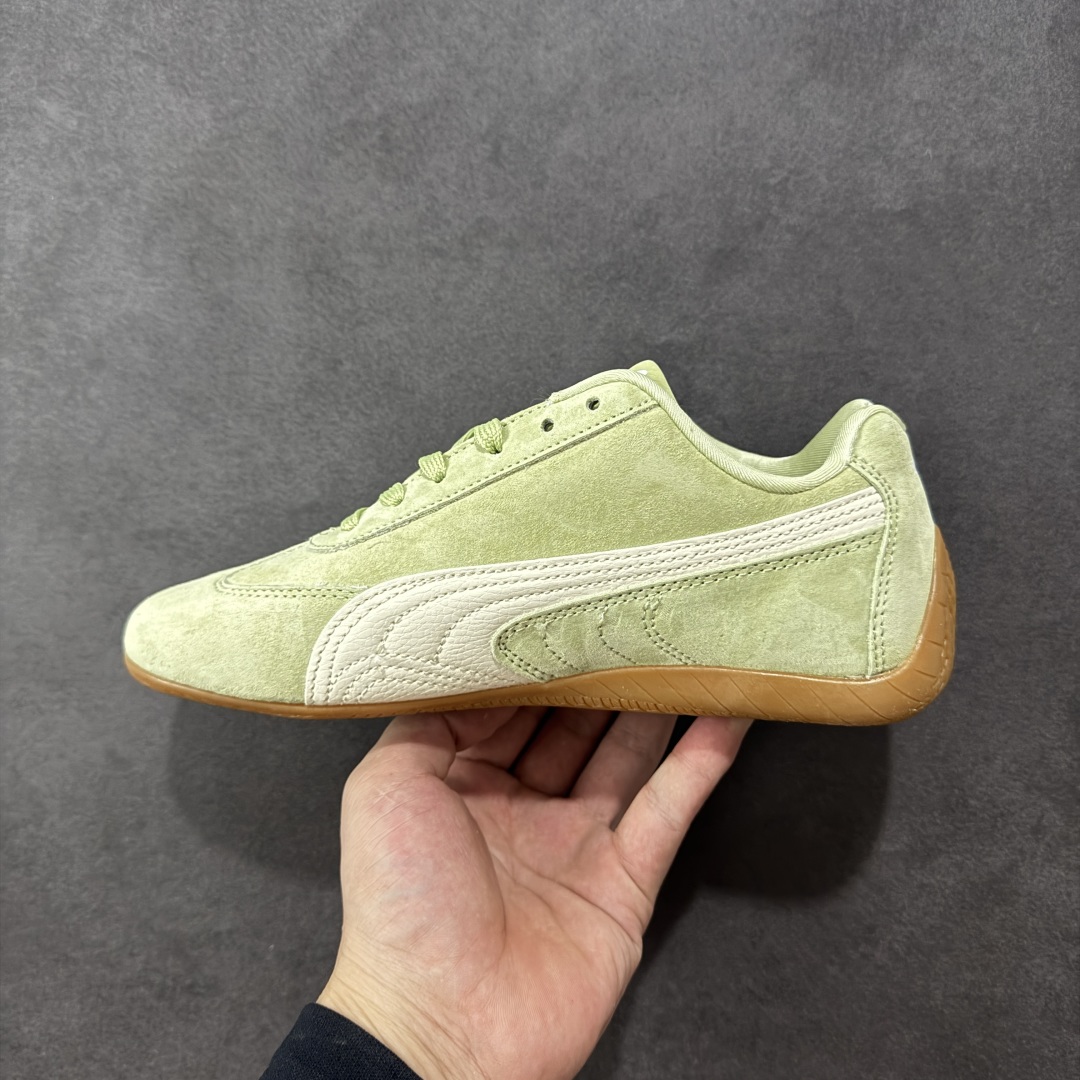 【纯原】Puma Speedcat OG 防滑耐磨低帮德训赛车板鞋孔眼底座和脚趾凸起由绒面革材料制成 支