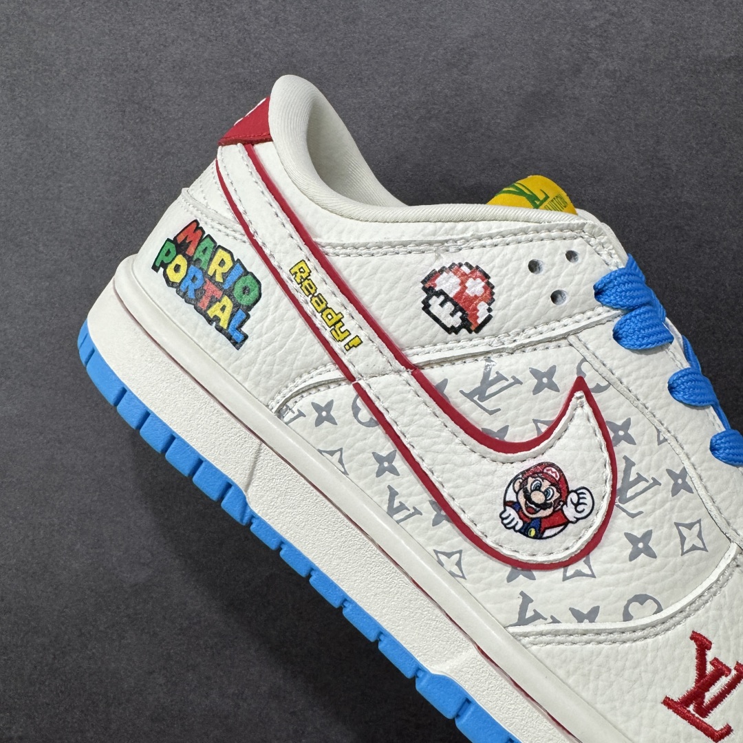 图片[6]-【定制版】Nike SB Dunk Low 马里奥 三方联名 高端定制 低帮休闲板鞋  #定制鞋盒 大厂纯原品质出货 超高清洁度 皮料切割干净无任何毛边 细节完美 货号：SC0601-472  尺码：36 36.5 37.5 38 38.5 39 40 40.5 41 42 42.5 43 44 44.5 45-选品中心