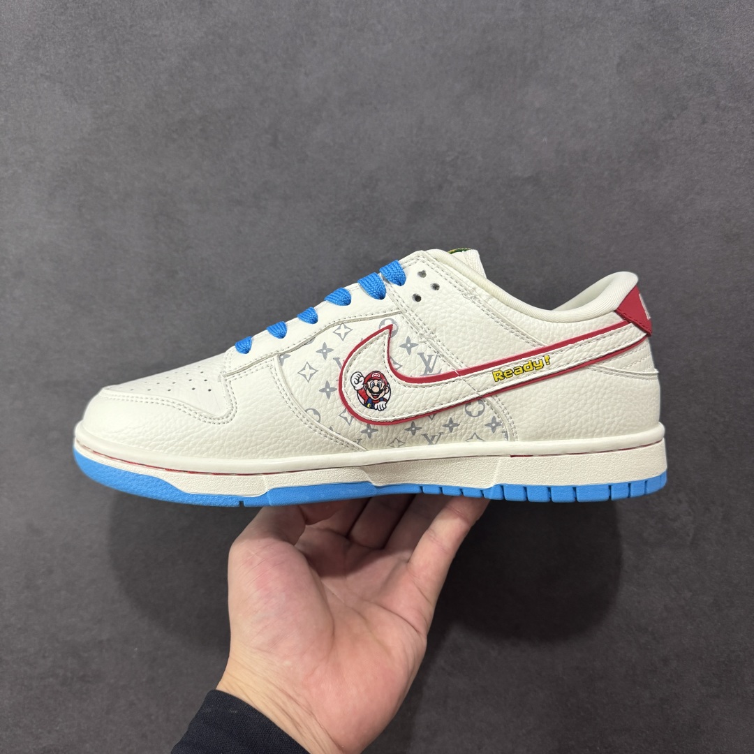 图片[2]-【定制版】Nike SB Dunk Low 马里奥 三方联名 高端定制 低帮休闲板鞋  #定制鞋盒 大厂纯原品质出货 超高清洁度 皮料切割干净无任何毛边 细节完美 货号：SC0601-472  尺码：36 36.5 37.5 38 38.5 39 40 40.5 41 42 42.5 43 44 44.5 45-选品中心