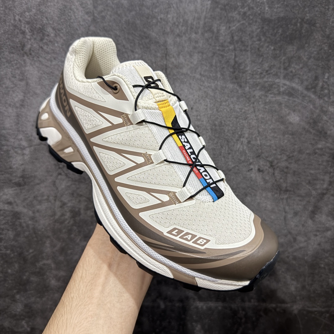 【纯原】Salomon XT-6 菇褐色 萨洛蒙复古潮流户外机能登山跑鞋 纯原外贸平台特供订单 耗时半年