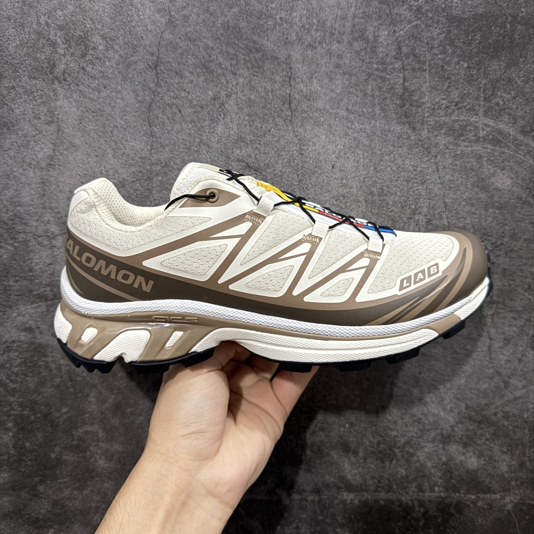 【纯原】Salomon XT-6 菇褐色 萨洛蒙复古潮流户外机能登山跑鞋 纯原外贸平台特供订单 耗时半年