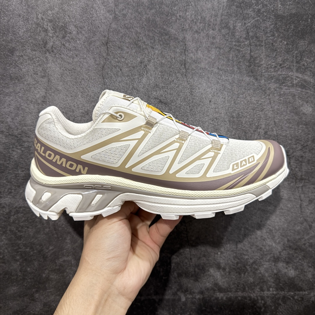 【纯原】Salomon XT-6 米棕色 萨洛蒙复古潮流户外机能登山跑鞋 纯原外贸平台特供订单 耗时半年