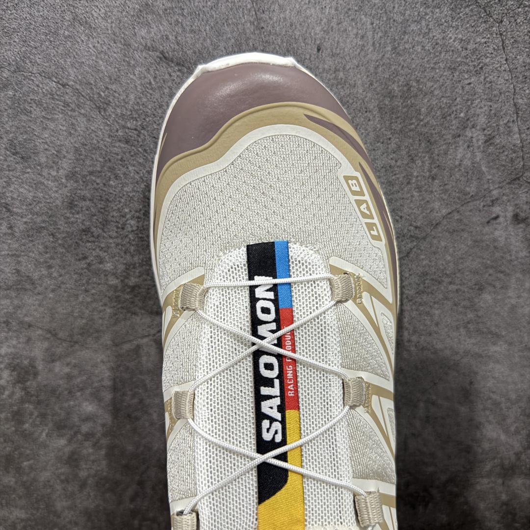 【纯原】Salomon XT-6 米棕色 萨洛蒙复古潮流户外机能登山跑鞋 纯原外贸平台特供订单 耗时半年