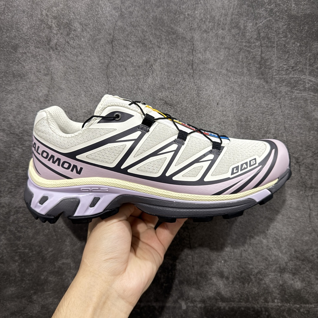 【纯原】Salomon XT-6 香芋紫 萨洛蒙复古潮流户外机能登山跑鞋 纯原外贸平台特供订单 耗时半年