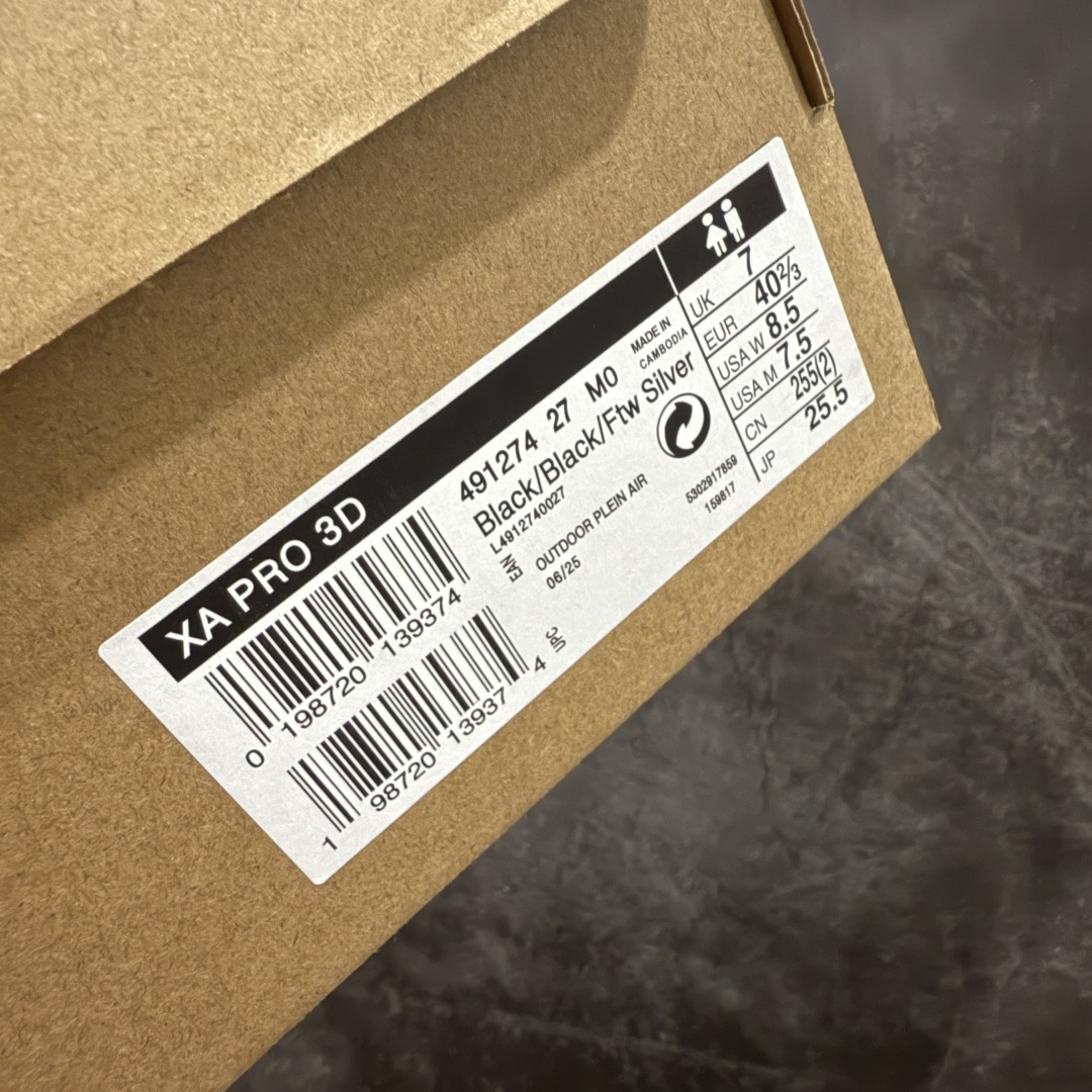 图片[9]-【绿x版】SALOMON XA Pro 3D ADV 萨洛蒙潮流越野机能户外功能鞋 黑色 491274 新配色出货 纯原外贸平台特供订单 耗时半年巨作 全套原纸板楦头开发 原厂特供网布配套加持 确保原汁原味 完美呈现版型 原档数据独家私模五层组合大底 男女鞋同步官方开发至46.5 原装Ortholite轻量化鞋垫 中底布带钢印编号 原厂TPU锁扣 进口港宝加持 后跟自然饱满 还原公司包裹性 鞋面采用SENSIFT贴合技术 全方位贴合包裹脚型 鞋跟部鞋底牵引设计 提供强大的抓地性能 更适应野外崎岖不平的道路 其3D ADVANCED CHASSIS底盘 材料轻量大化 钉齿设计更具稳定性 防护性 鞋底易磨损区运用CONTAGRIP高耐磨材料 应对城市硬质路面长距离跑考验 尺码：36 36.5 37.5 38 38.5 39 40 40.5 41 42 42.5 43 44 44.5 45 46 46.5-选品中心