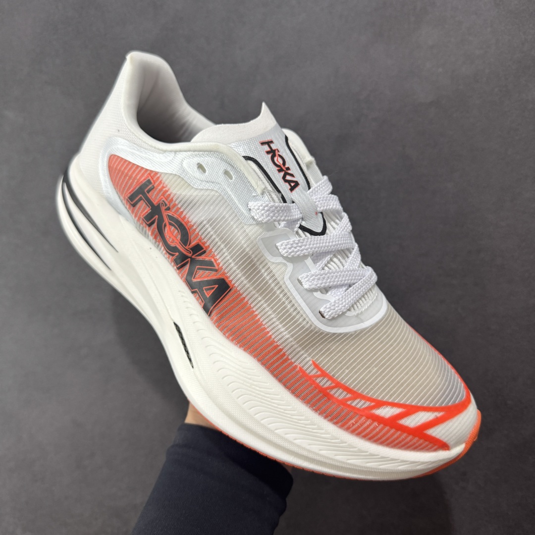 【纯原】HOKA U CIELO X1 2.0 新一代旗舰竞速运动跑鞋 中底泡棉科技以及几何学，设计符合