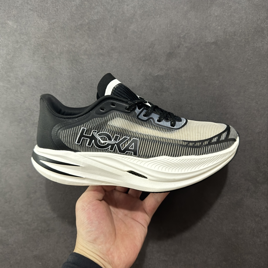 【纯原】HOKA U CIELO X1 2.0 新一代旗舰竞速运动跑鞋 中底泡棉科技以及几何学，设计符合
