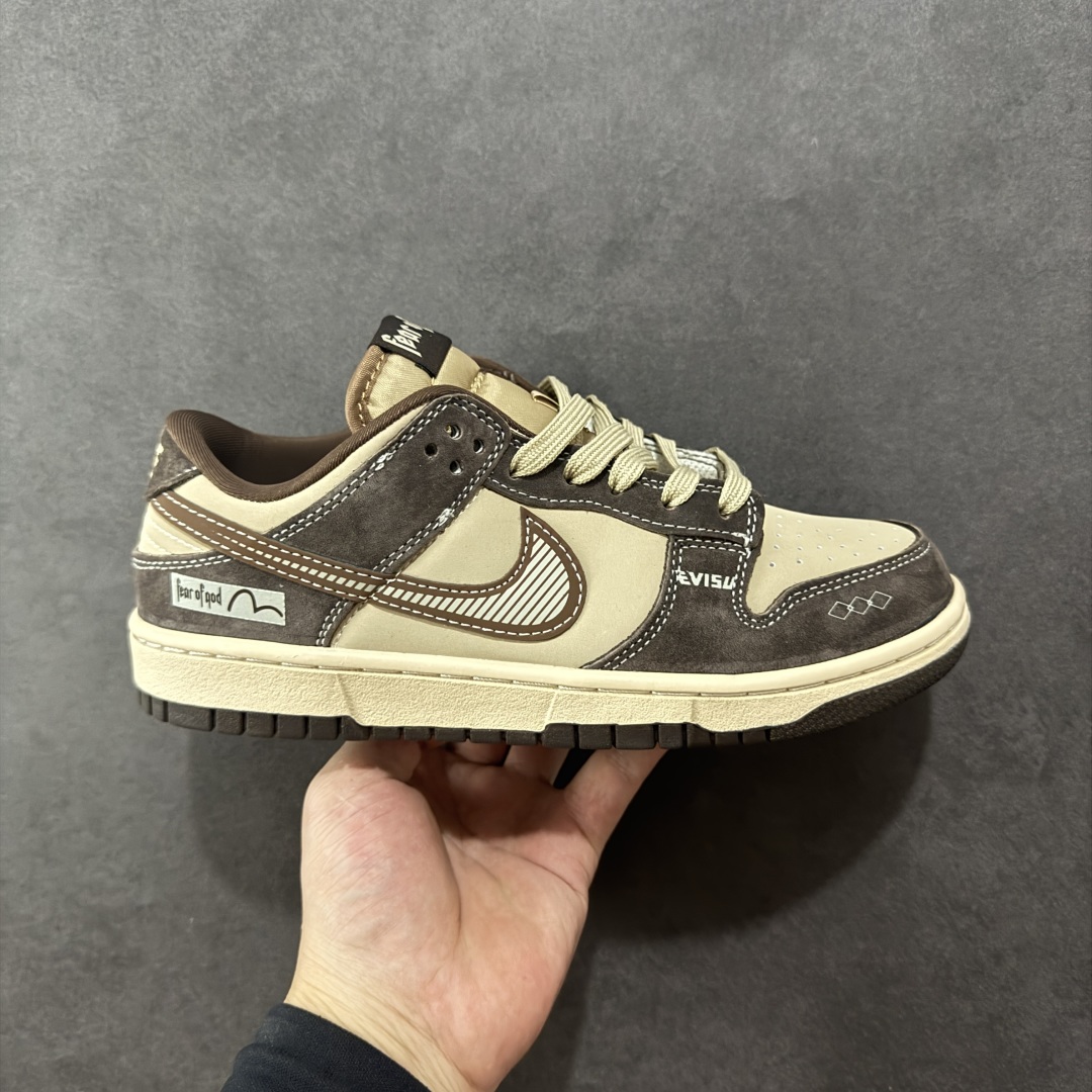 终端放店【纯原】Fear of God 福神 Nike SB Dunk Low“ 灰棕” 周年高端定制 