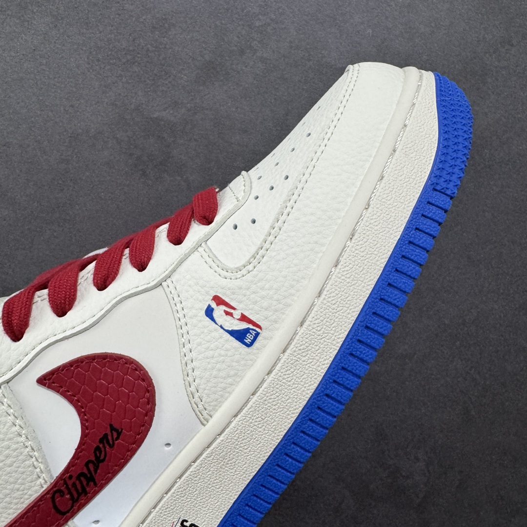 【纯原】Nike Air Force 1 '07 Low “NBA联名——快船米蓝红”空军一号 低帮 运