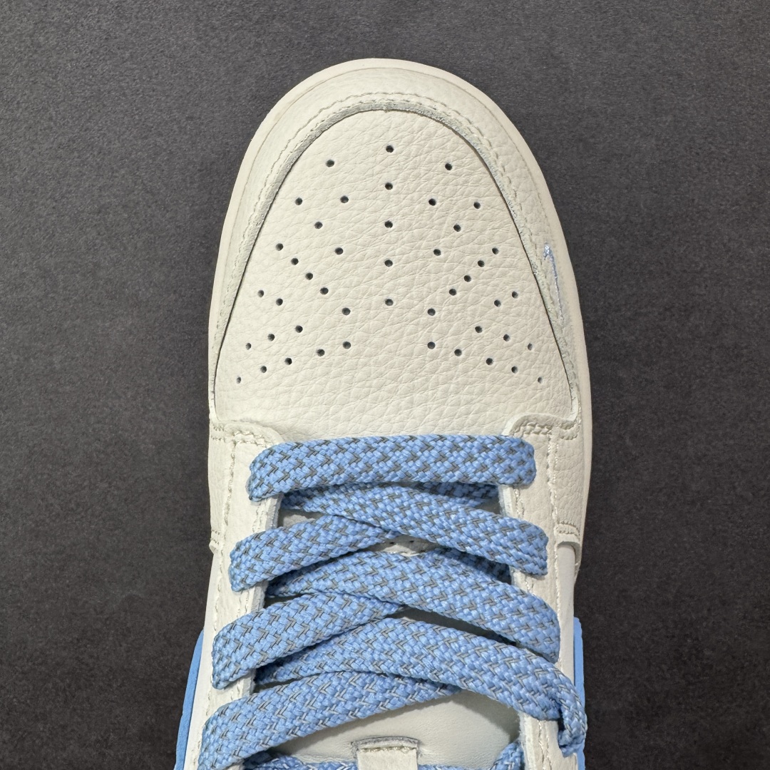【纯原】Nike SB Dunk Low LV联名 米白冰蓝印花 周年高端定制 低帮休闲板鞋#定制鞋盒 