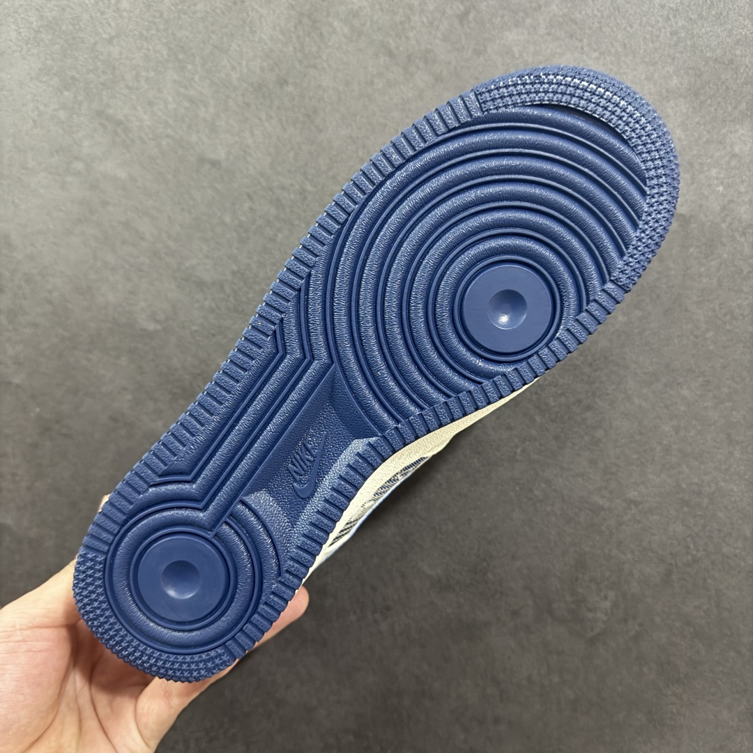 【纯原】Nike Air Force 1 '07 Low “路易威登LV联名--- 米白蓝帆布印花” 高