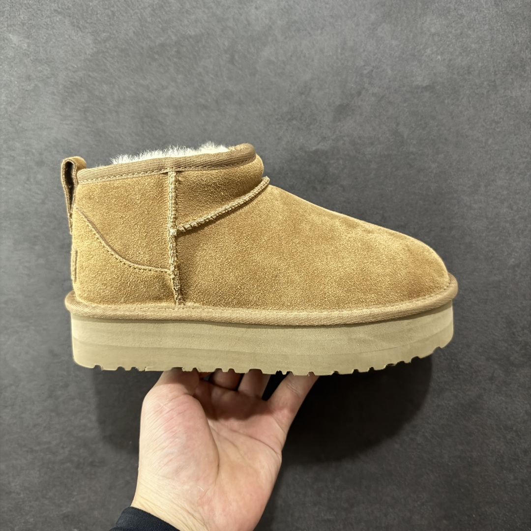 【顶级Y版】UGG 5092 经典秋冬羊皮毛一体雪地靴 周冬雨厚底3cm 桑坡大厂直供 拒绝高利润 区别杀猪版本 隆丰A级澳洲进口羊皮毛一体 完全遵循ZP工艺流程 代工厂原厂版师 秉承无原鞋不开发选择 注重每一处细节 市面最正版型 TREADLITE\