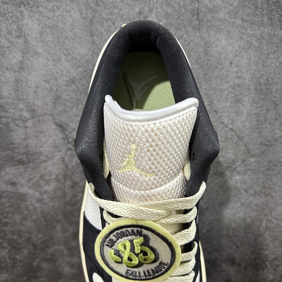 【DT纯原】Air Jordan Low AJ1 乔1黑白绿 低帮文化休闲运动板鞋 HQ3009-003