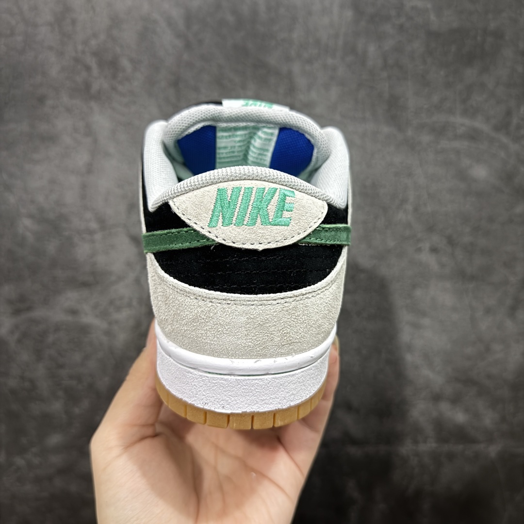 【纯原】Nike SB Dunk Low 灰绿黑 纯原大厂出品 极力推荐 原装头层材料 独家版型蒸餾加工