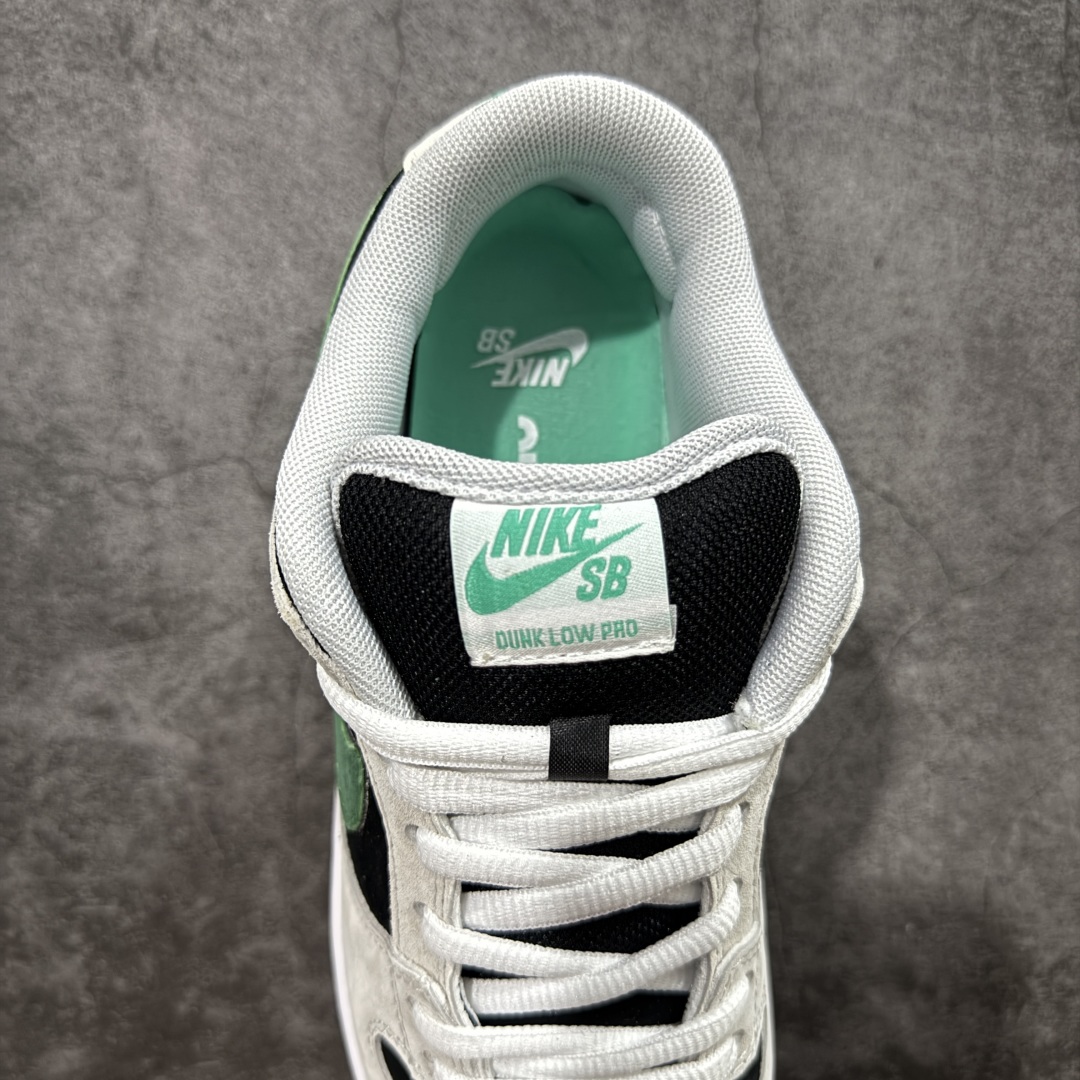 【纯原】Nike SB Dunk Low 灰绿黑 纯原大厂出品 极力推荐 原装头层材料 独家版型蒸餾加工