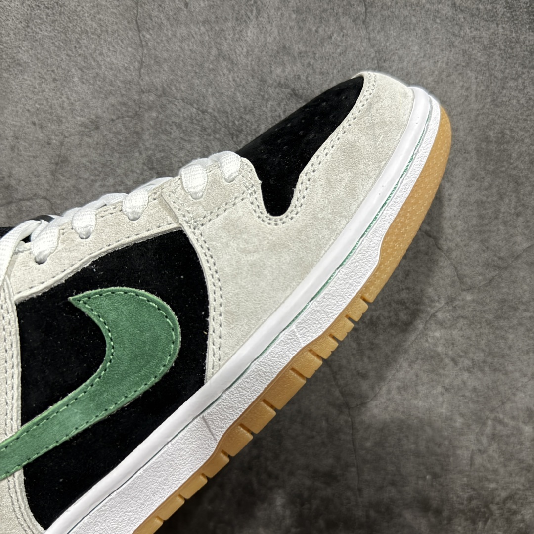 【纯原】Nike SB Dunk Low 灰绿黑 纯原大厂出品 极力推荐 原装头层材料 独家版型蒸餾加工