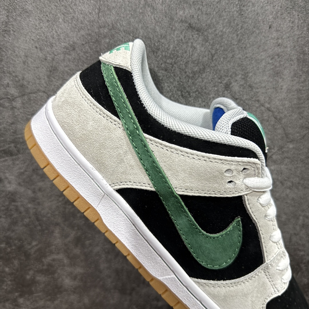 【纯原】Nike SB Dunk Low 灰绿黑 纯原大厂出品 极力推荐 原装头层材料 独家版型蒸餾加工