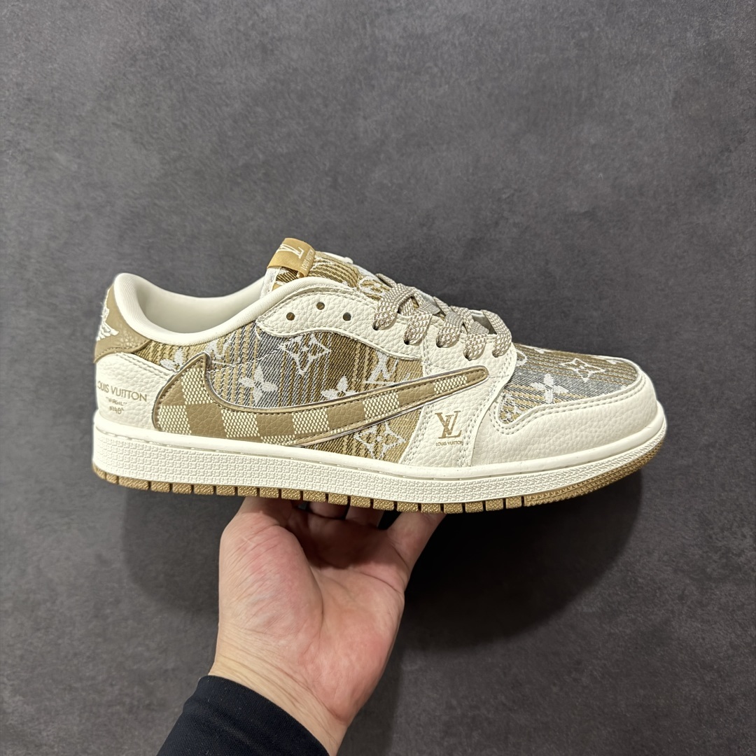 【纯原】Louis Vuitton x Travis Scott x Air Jordan 1 Low