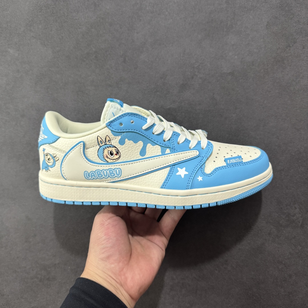 【纯原】Labubu x Travis Scott x Air Jordan 1 Low 拉布布 x A