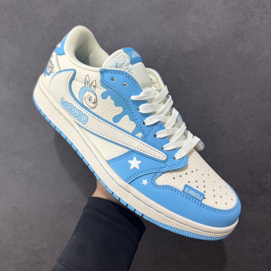【纯原】Labubu x Travis Scott x Air Jordan 1 Low 拉布布 x A