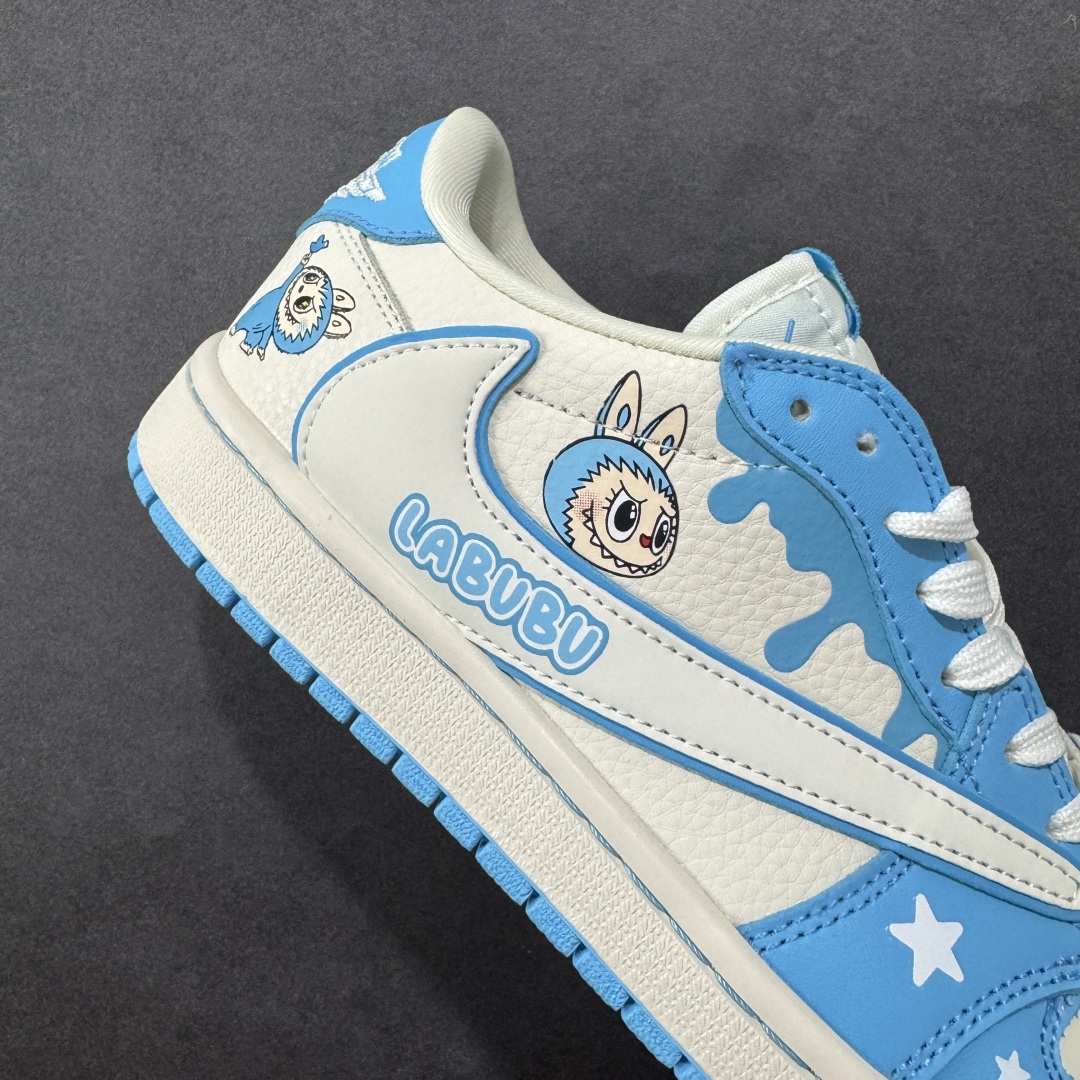 【纯原】Labubu x Travis Scott x Air Jordan 1 Low 拉布布 x A