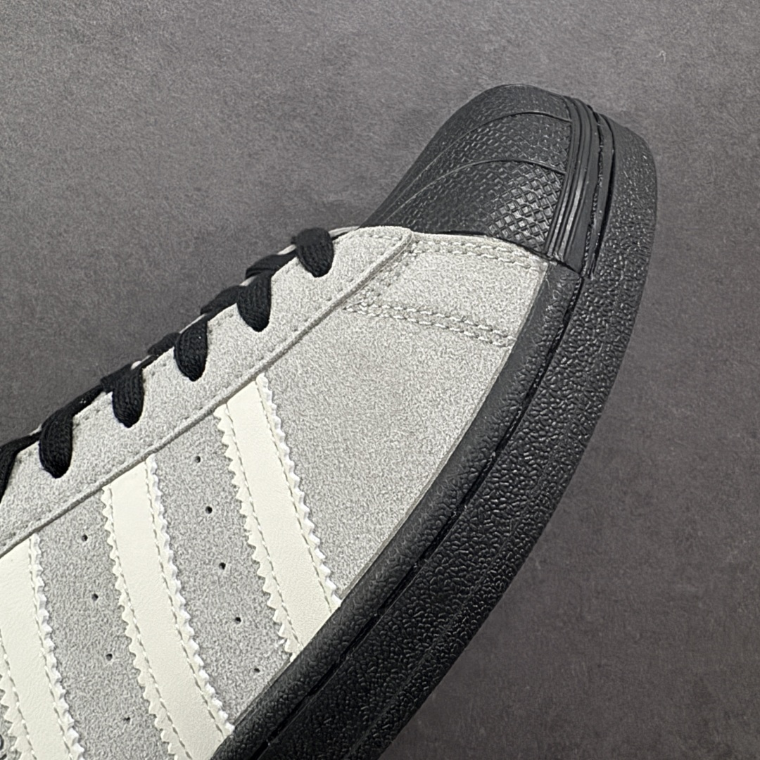 【纯原】Adidas Originals Superstar 白灰色专柜同步配色经典贝壳头系列全配色原鞋